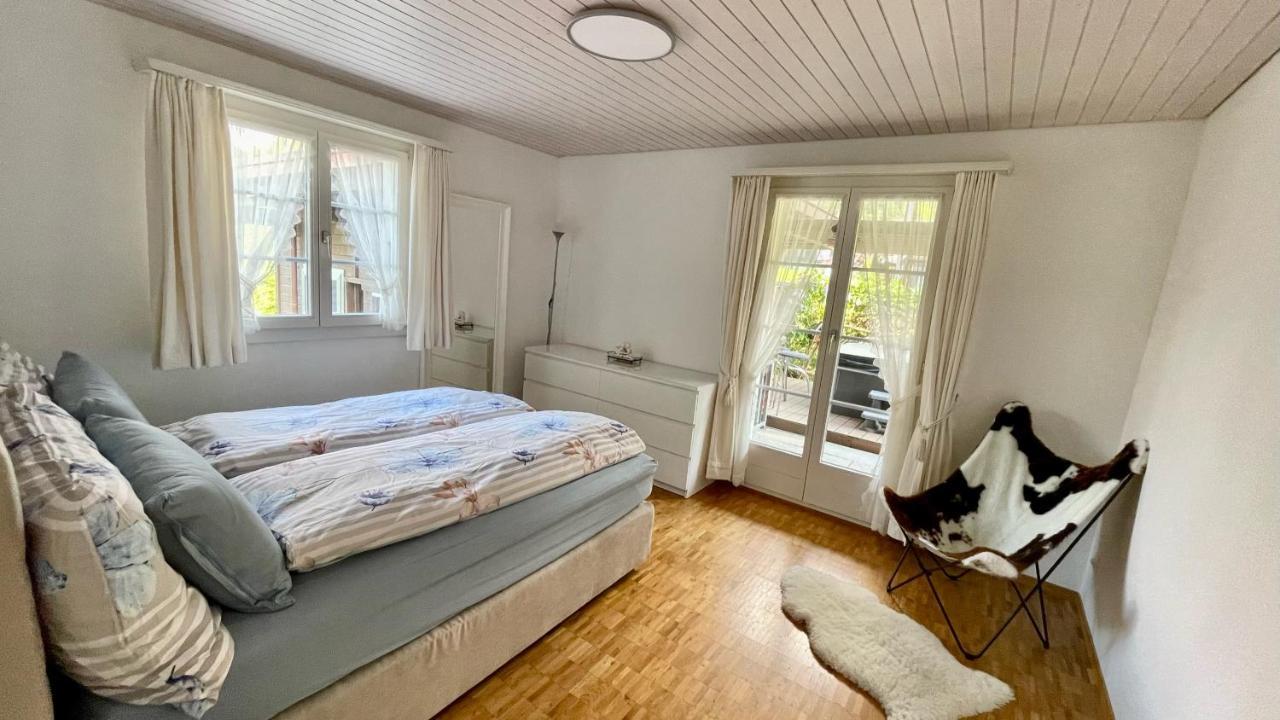 The Swiss Paradise 2 Apartment With Garden, Whirlpool, And Mountain Panorama Wirzweli Exteriér fotografie