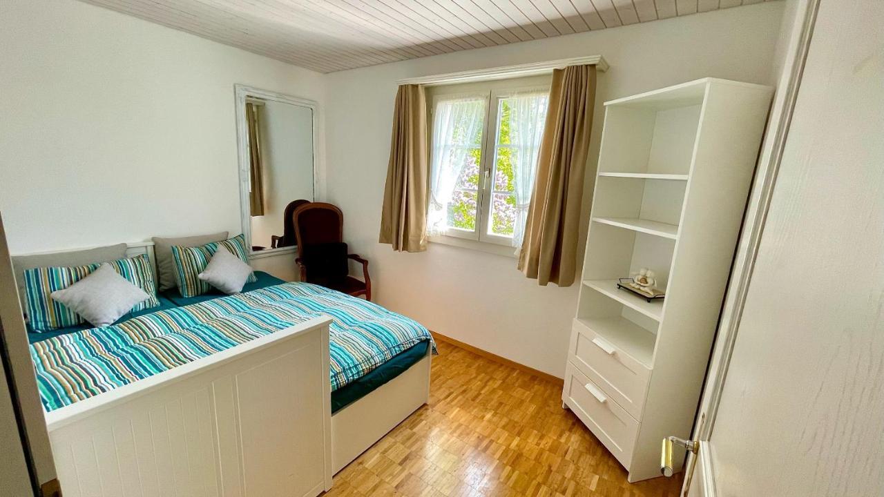 The Swiss Paradise 2 Apartment With Garden, Whirlpool, And Mountain Panorama Wirzweli Exteriér fotografie