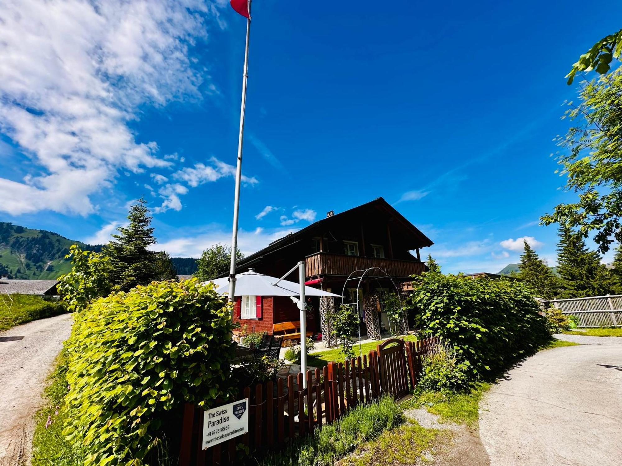 The Swiss Paradise 2 Apartment With Garden, Whirlpool, And Mountain Panorama Wirzweli Exteriér fotografie