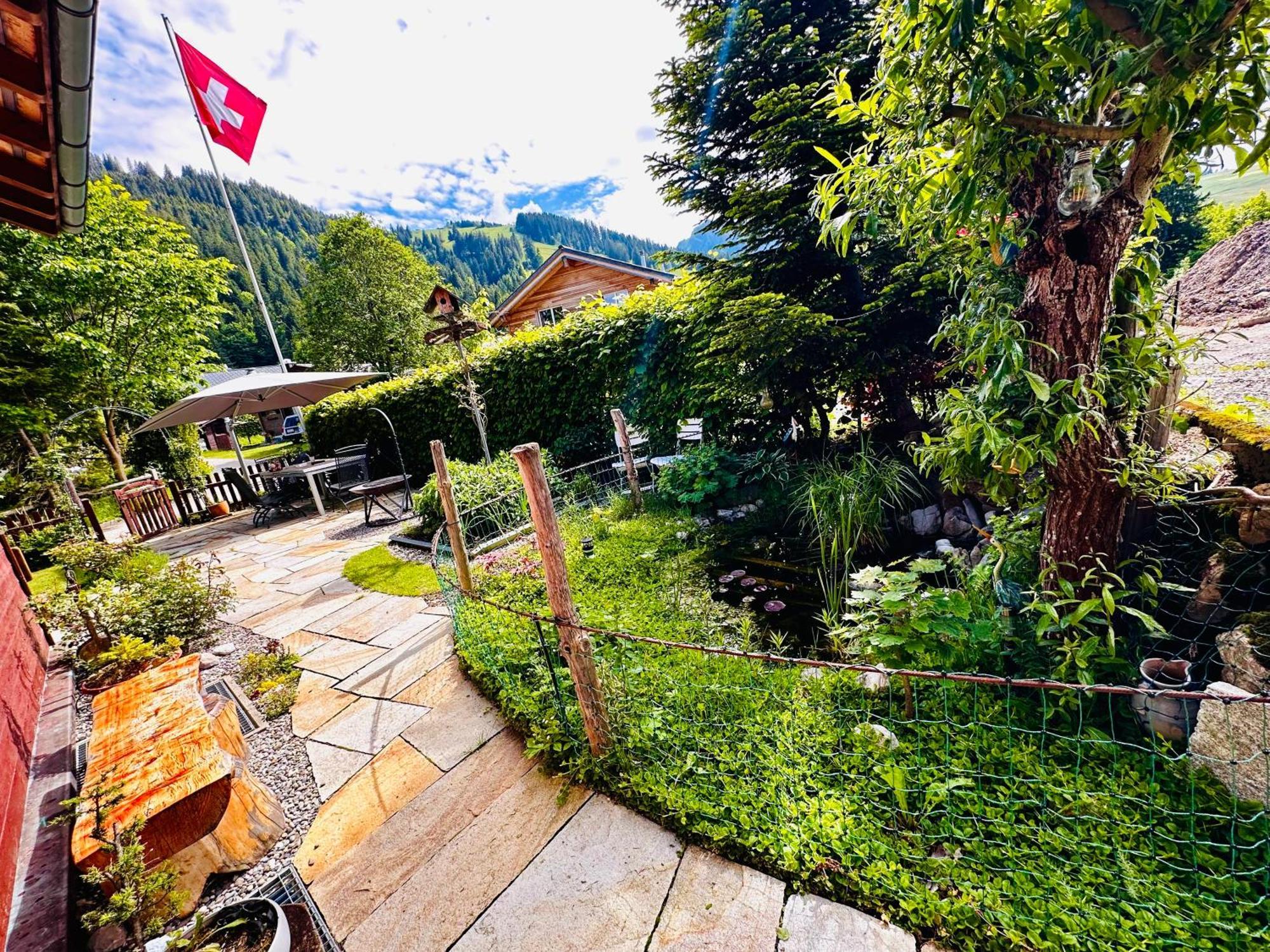 The Swiss Paradise 2 Apartment With Garden, Whirlpool, And Mountain Panorama Wirzweli Exteriér fotografie